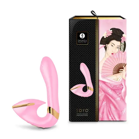 SOYO vibrator u nežno roze boji sa dvostrukom komorom, preciznom kontrolom i od vrhunskog silikona
