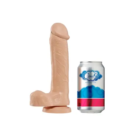 Working Man Your Entrepreneur PVC dildo od 20 cm sa vakuum postoljem bež