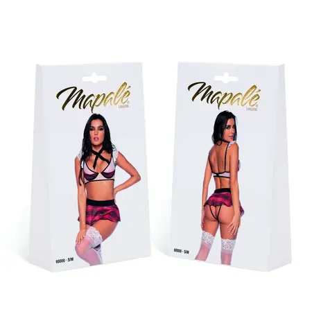 Mapale School Girl kostim S/M, klasičan komplet uniforme sa dodacima