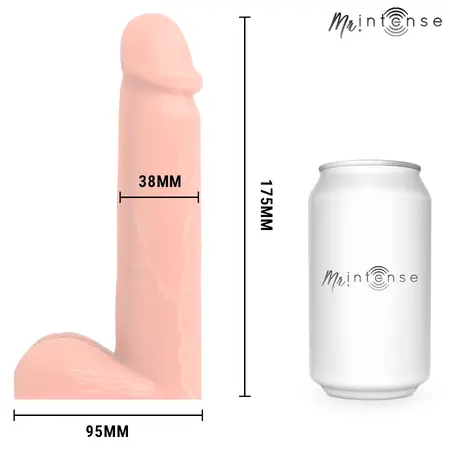 Dreamlove MR INTENSE Floppy anatomski paker veličina L silikonski bež