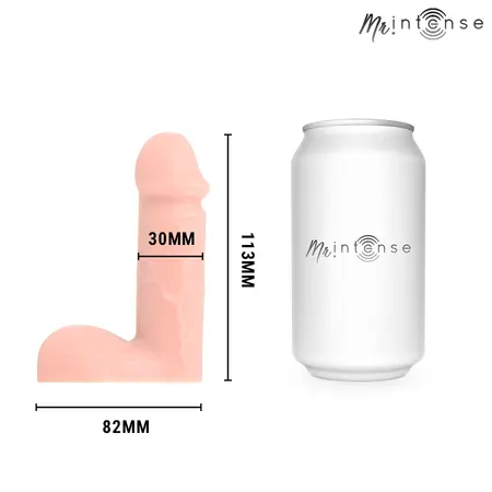 MR INTENSE Floppy S silikonski anatomski peker u boji kože, kompaktna veličina