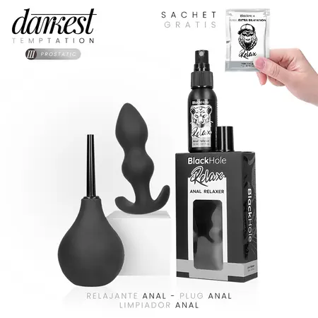 Addicted Toys Darkest Temptation 3 Prostatic Set set za higijenu i udobnost