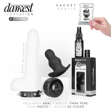 Addicted Toys Darkest Temptation 2 Extreme intimni set veličina M crni