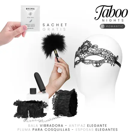 Taboo Nights Romantic Set: Kolekcija za senzualnu igru u dvoje