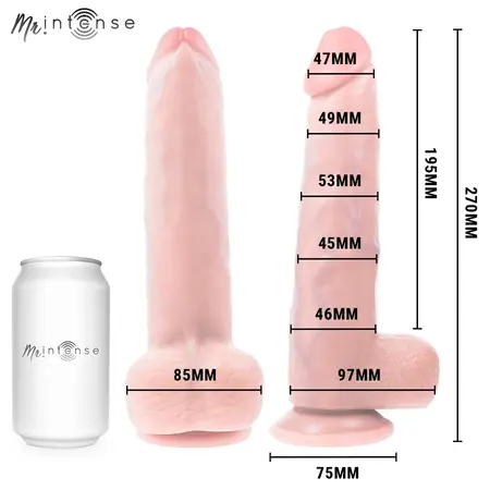 Dreamlove MR INTENSE Neeson anatomski silikonski model od 27cm sa vakuum postoljem