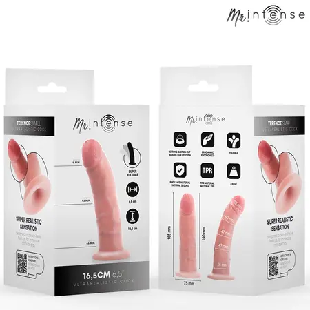 Dreamlove MR INTENSE Terence Small, kompaktni model sa vakuum postoljem, 16.5 cm