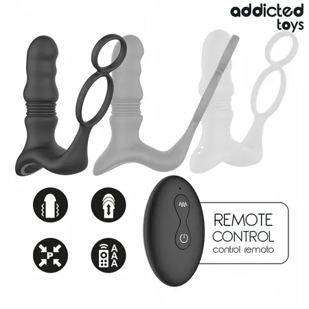 Addicted Toys UP&DOWN Prostatic System Triple Motor Silicone 9.3x14.5cm