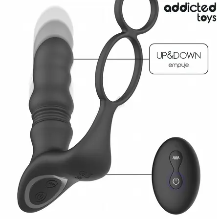 Addicted Toys UP&DOWN Prostatic System Triple Motor Silicone 9.3x14.5cm