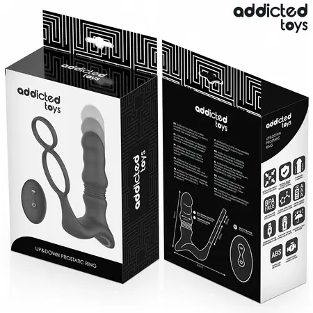 Addicted Toys UP&DOWN Prostatic System Triple Motor Silicone 9.3x14.5cm