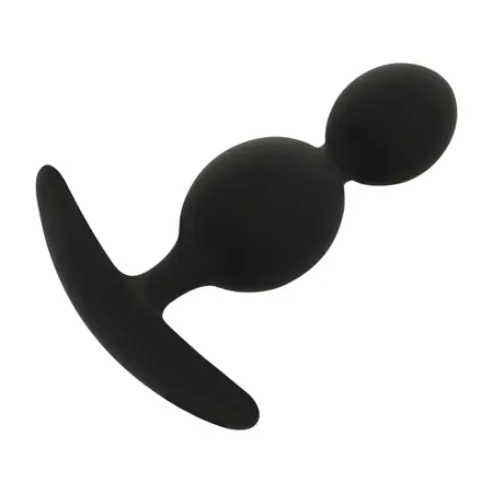 OHMAMA Silicone Bead Chain 9cm - Black, Flexible Ergonomic Design