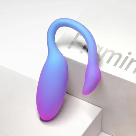 Magic Motion Magic Flamingo Max App-Controlled Vibrating Egg Blue 3.3×7.1×10.9cm