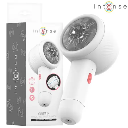 Intense Griffin Telescopic Intimate Machine with 7 Motion Modes USB Black