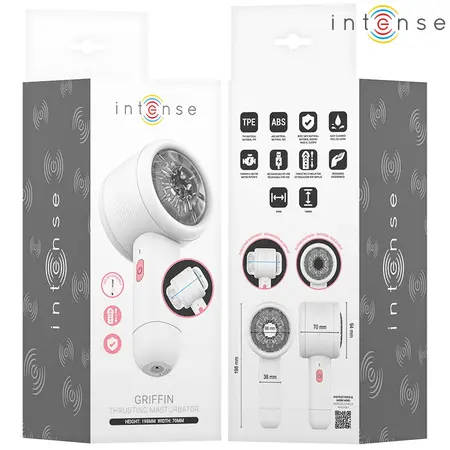 Intense Griffin Telescopic Intimate Machine with 7 Motion Modes USB Black