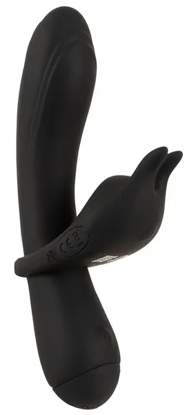 Couples Choice Duo vibrator 3 u 1 silikonski set sa prstenom koji se skida, ljubičasti