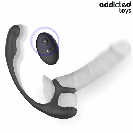 Addicted Toys vibrirajući sistem za intimno zdravlje sa 360° rotacijom i daljinskim upravljačem 19.5cm