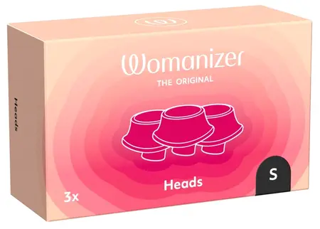 Womanizer Next zamenske glave S crne, set od 3 komada, silikon i PU