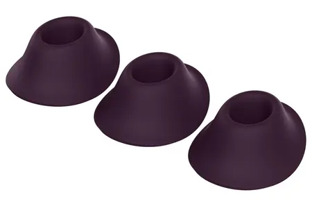 Womanizer Next Replacement Heads Size M Dark Purple 3-Pack