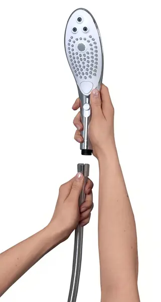 Womanizer Wave Chrome multifunkcionalna tuš slušalica sa Jet tehnologijom stimulacije 27.7 cm