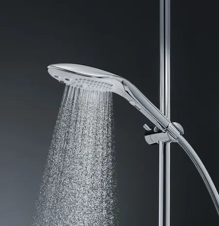 Womanizer Wave Chrome multifunkcionalna tuš slušalica sa Jet tehnologijom stimulacije 27.7 cm
