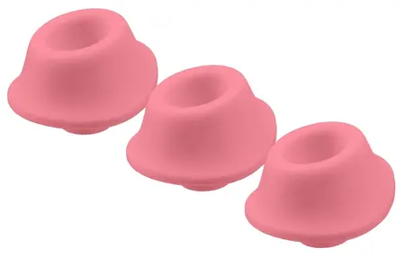 Womanizer zamenske silikonske glave M u pakovanju od 3 komada roze boje kao savršen dodatak za Premium seriju