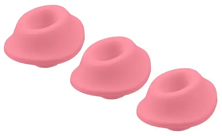 Womanizer zamenski nastavci S set od 3 komada, silikon, roze, veličina S
