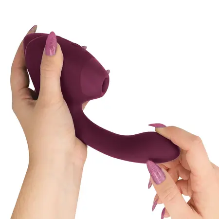 Womanizer Duo Next Dusky Pink dvostruki intimni stimulator, vazduh i vibracija, IPX7