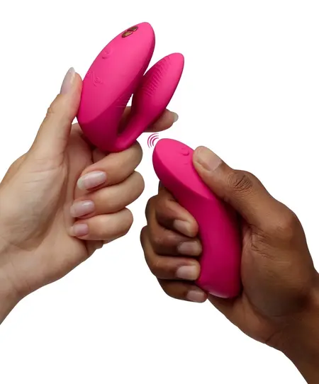 We-Vibe Chorus Pro Electric, napredni intimni stimulator za parove, roze