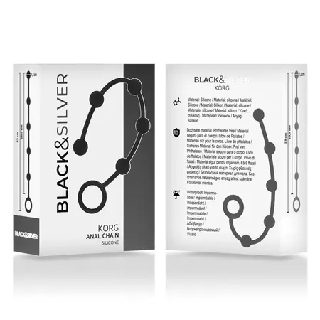Black&Silver Korg silikonske kuglice 21 cm, fleksibilan model za vežbanje