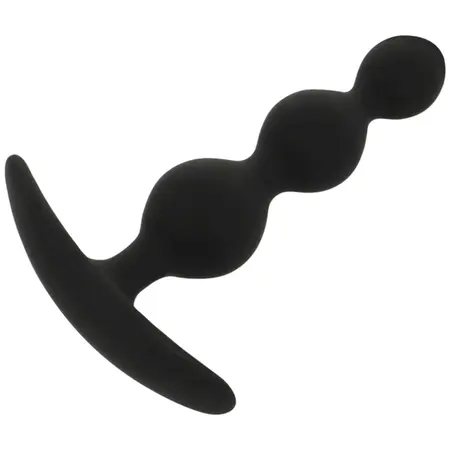 Black&Silver Rupert fleksibilni silikonski lanac sa kuglicama dužine 10.5 cm, uniseks i potpuno vodootporan