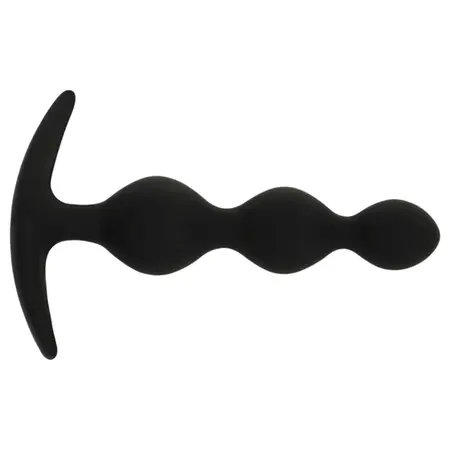 Black&Silver Rupert fleksibilni silikonski lanac sa kuglicama dužine 10.5 cm, uniseks i potpuno vodootporan
