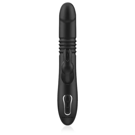 Black&Silver Kenji intimni uređaj sa bežičnim povezivanjem od silikona, 24.5 cm