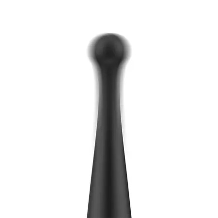 Black&Silver Kenneth Model, precizni silikonski vibrator od 19 cm sa USB punjenjem