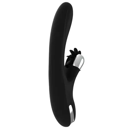 Black & Silver GRIMM WAVE FUNCTION intimni stimulator sa talasnom funkcijom USB 24cm