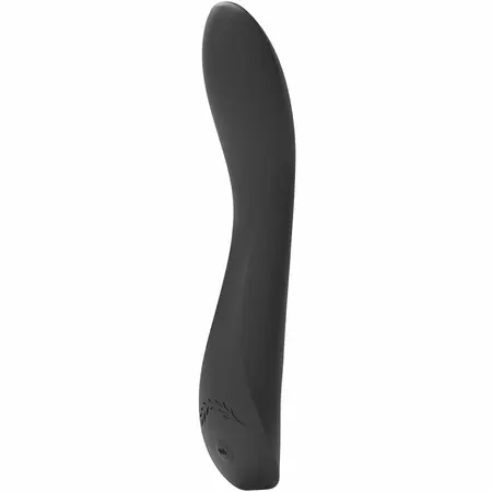 Black & Silver Kean Touch Control intimni masažer, silikon, USB, 204mm