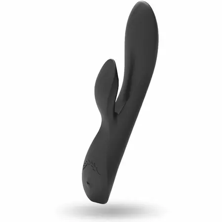Black & Silver Kaultz Touch Control Duo Vibrator - USB Rechargeable, 10 Modes