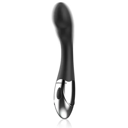 Black&Silver Kilian vibrator sa USB punjenjem od super mekog silikona 20cm