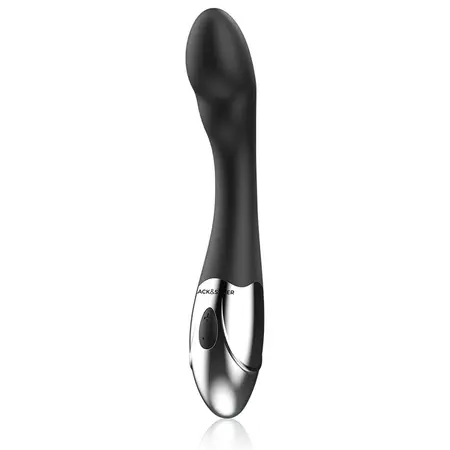 Black&Silver Kilian vibrator sa USB punjenjem od super mekog silikona 20cm