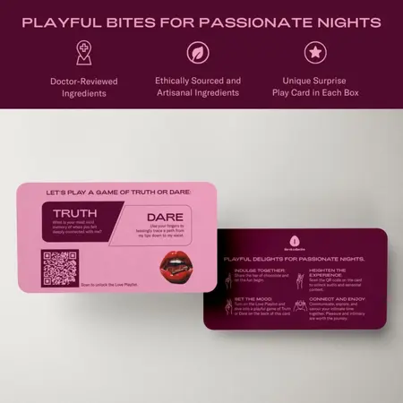 The Oh Collective Date Night Dark Chocolates with Maca & Ginseng 75g