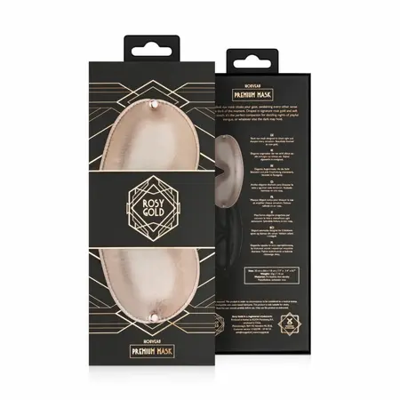 Rosy Gold Premium maska za oči u boji roze zlata kao elegantan dodatak za senzornu izolaciju
