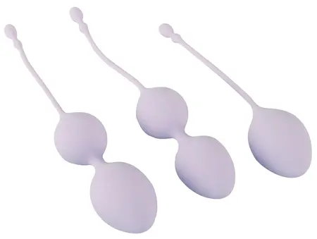 beau coeur Elorin set za vežbanje, trodelni set silikonskih Kegelovih kuglica