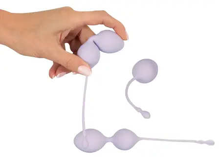 beau coeur Elorin set za vežbanje, trodelni set silikonskih Kegelovih kuglica