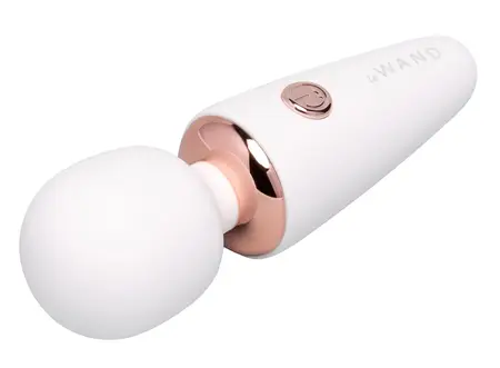 le Wand Mini Microwand White kompaktni punjivi masažer 10cm