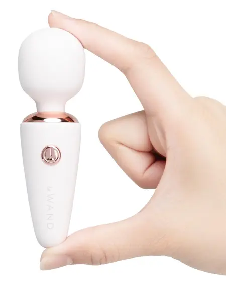 le Wand Mini Microwand White kompaktni punjivi masažer 10cm