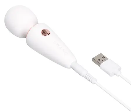 le Wand Mini Microwand White kompaktni punjivi masažer 10cm