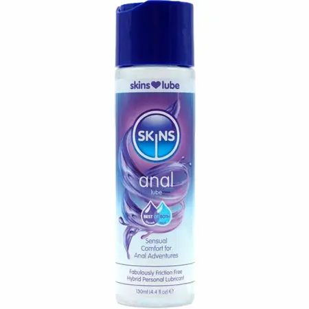 Skins Hybrid analni lubrikant 130ml, mešavina vode i silikona, bez mirisa