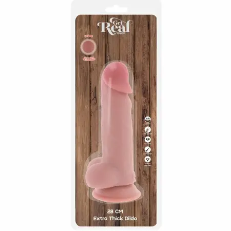 ToyJoy Get Real Deluxe Extra Thick intimna mašina 28 cm dvostruka gustina