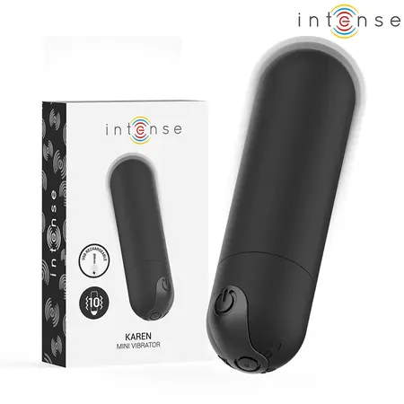 INTENSE Karen Mini Black kompaktni višenamenski masažer sa USB punjenjem