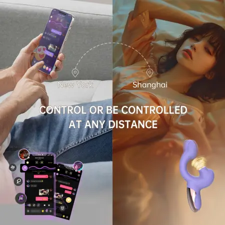 Magic Motion Magic Ponder Intimate Wellness Device Purple Dual Motor