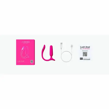 Lovense Lush roze interaktivni intimni stimulator sa upravljanjem preko aplikacije i svetlećim repićem