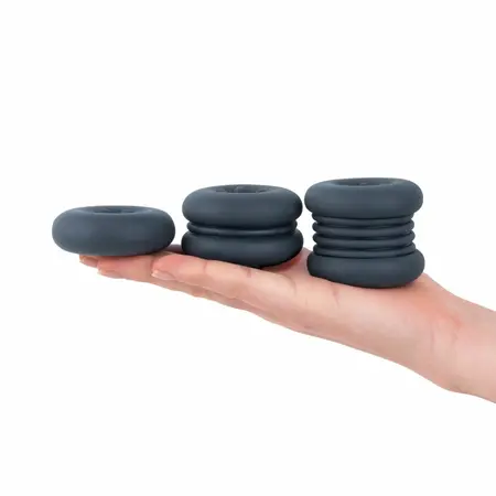 Boners Buffer Rings Set 3pcs Blue - Adjustable Comfort System